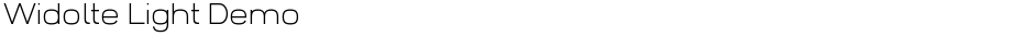 Widolte Light DemoDemo