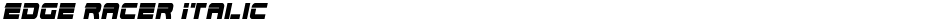 Edge Racer ItalicDemo