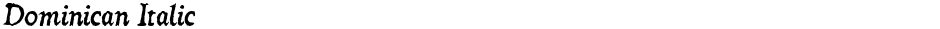 Dominican ItalicDemo