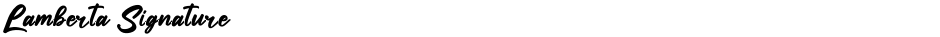 Lamberta SignatureDemo