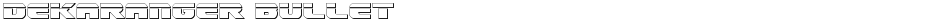 Dekaranger BulletDemo
