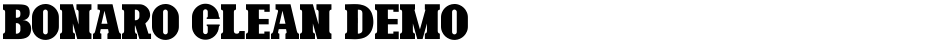Bonaro Clean DemoDemo