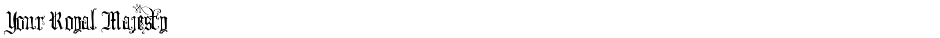 Your Royal MajestyDemo