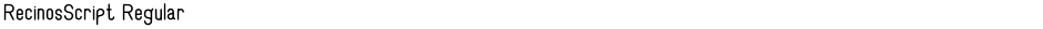 RecinosScript RegularDemo