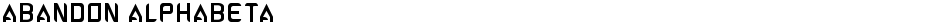 ABANDON ALPHABETADemo