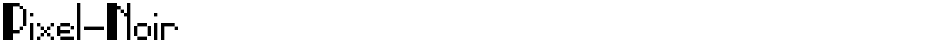 Pixel-NoirDemo