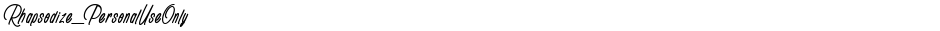 Rhapsodize_PersonalUseOnlyDemo