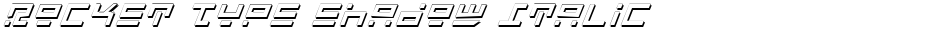 Rocket Type Shadow ItalicDemo
