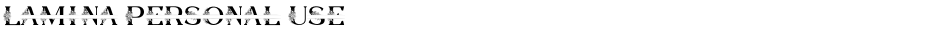 Lamina Personal UseDemo