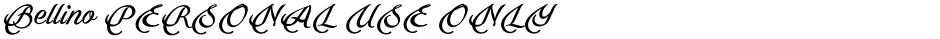 Bellino PERSONAL USE ONLYDemo