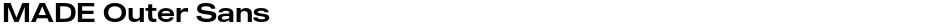 MADE Outer SansDemo