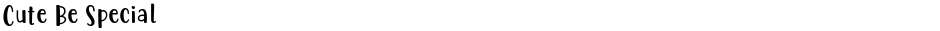 Cute Be SpecialDemo