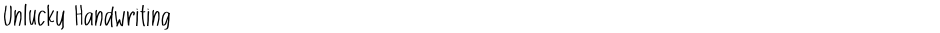 Unlucky HandwritingDemo