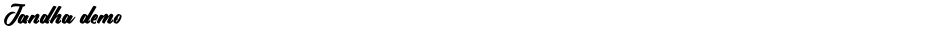 Jandha demoDemo