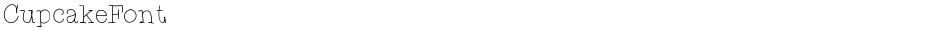CupcakeFontDemo