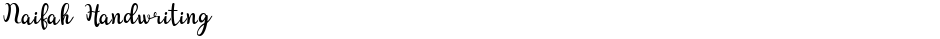 Naifah HandwritingDemo