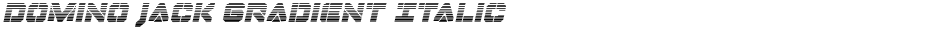 Domino Jack Gradient ItalicDemo