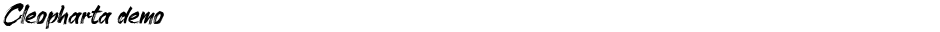 Cleopharta demoDemo