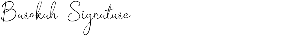 Barokah SignatureDemo