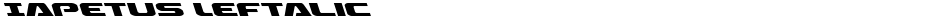 Iapetus LeftalicDemo