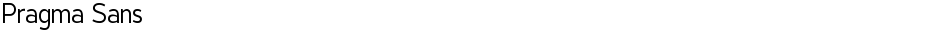 Pragma SansDemo