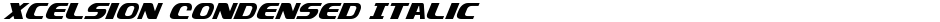 Xcelsion Condensed ItalicDemo