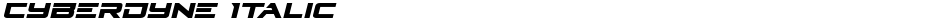 Cyberdyne ItalicDemo