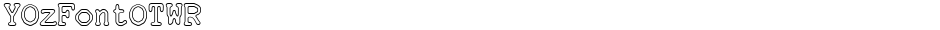YOzFontOTWRDemo