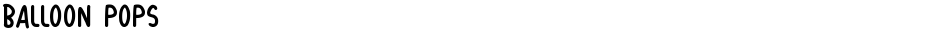 Balloon PopsDemo