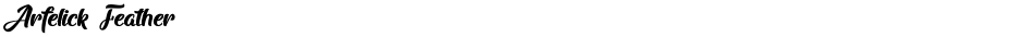 Arfelick FeatherDemo