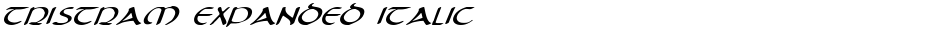 Tristram Expanded ItalicDemo