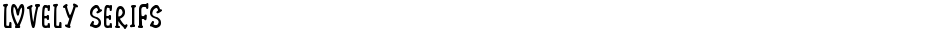 Lovely SerifsDemo