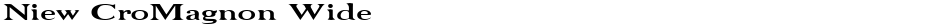 Niew CroMagnon WideDemo