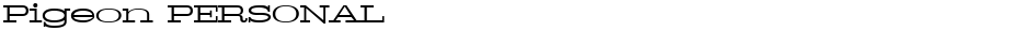 Pigeon PERSONALDemo