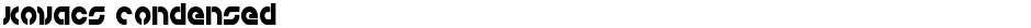 Kovacs CondensedDemo