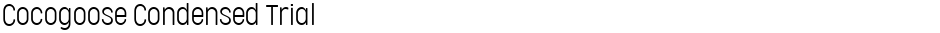 Cocogoose Condensed TrialDemo