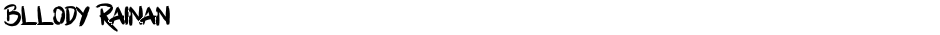 Bllody RainanDemo