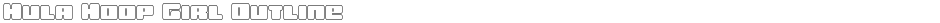 Hula Hoop Girl OutlineDemo