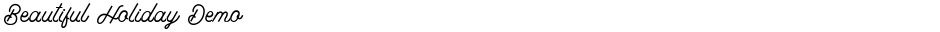 Beautiful Holiday DemoDemo
