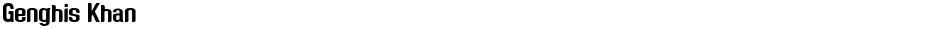 Genghis KhanDemo