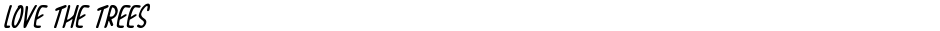 Love The TreesDemo