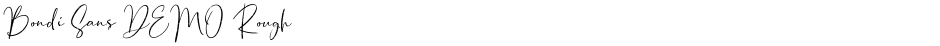 Bondi Sans DEMO RoughDemo