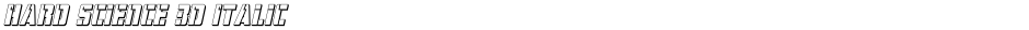 Hard Science 3D ItalicDemo