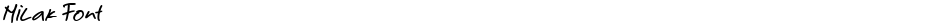 Milak FontDemo