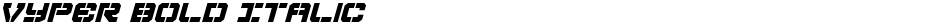 Vyper Bold ItalicDemo