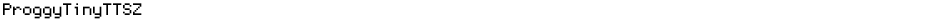ProggyTinyTTSZDemo
