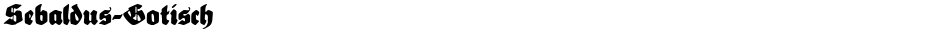 Sebaldus-GotischDemo