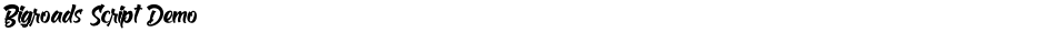 Bigroads Script DemoDemo