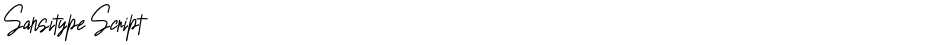 Sansitype ScriptDemo