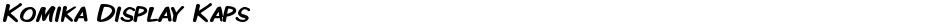 Komika Display KapsDemo